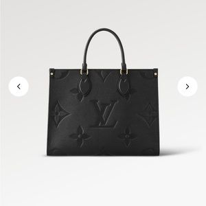 100% authentic Louis Vuitton OnTheGo GM black bag perfect brand new condition
